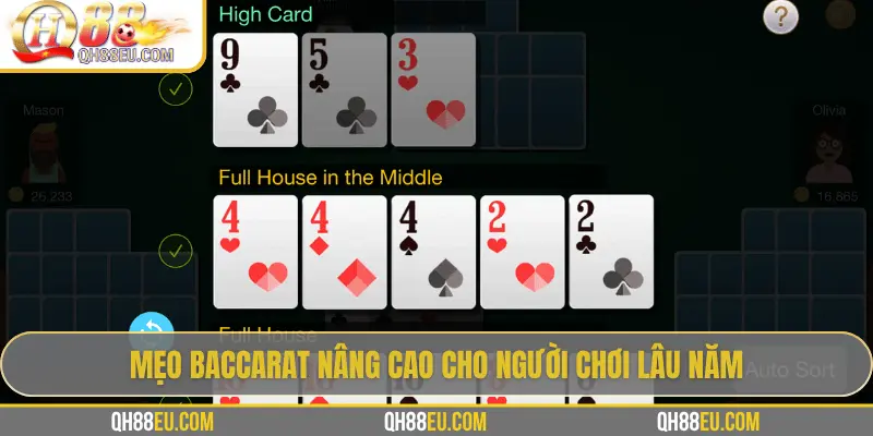 QH88 Chia Sẻ Mẹo Baccarat Giúp Chơi Ổn Định Và Bền Vững - qovix
